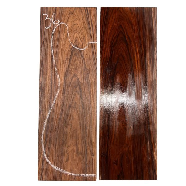 Santos Rosewood Morado Guitar Drop Tops 21  x 7  x 3 8  #36 Sale - Image 2